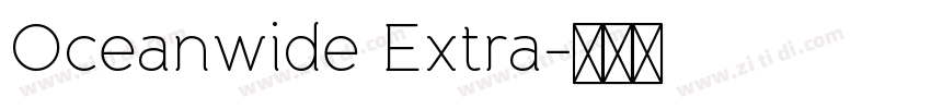 Oceanwide Extra字体转换